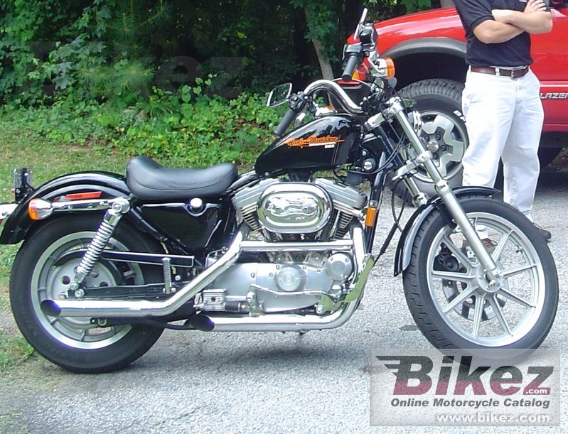 Big  883 sportster hugger picture and wallpaper from Bikez.com